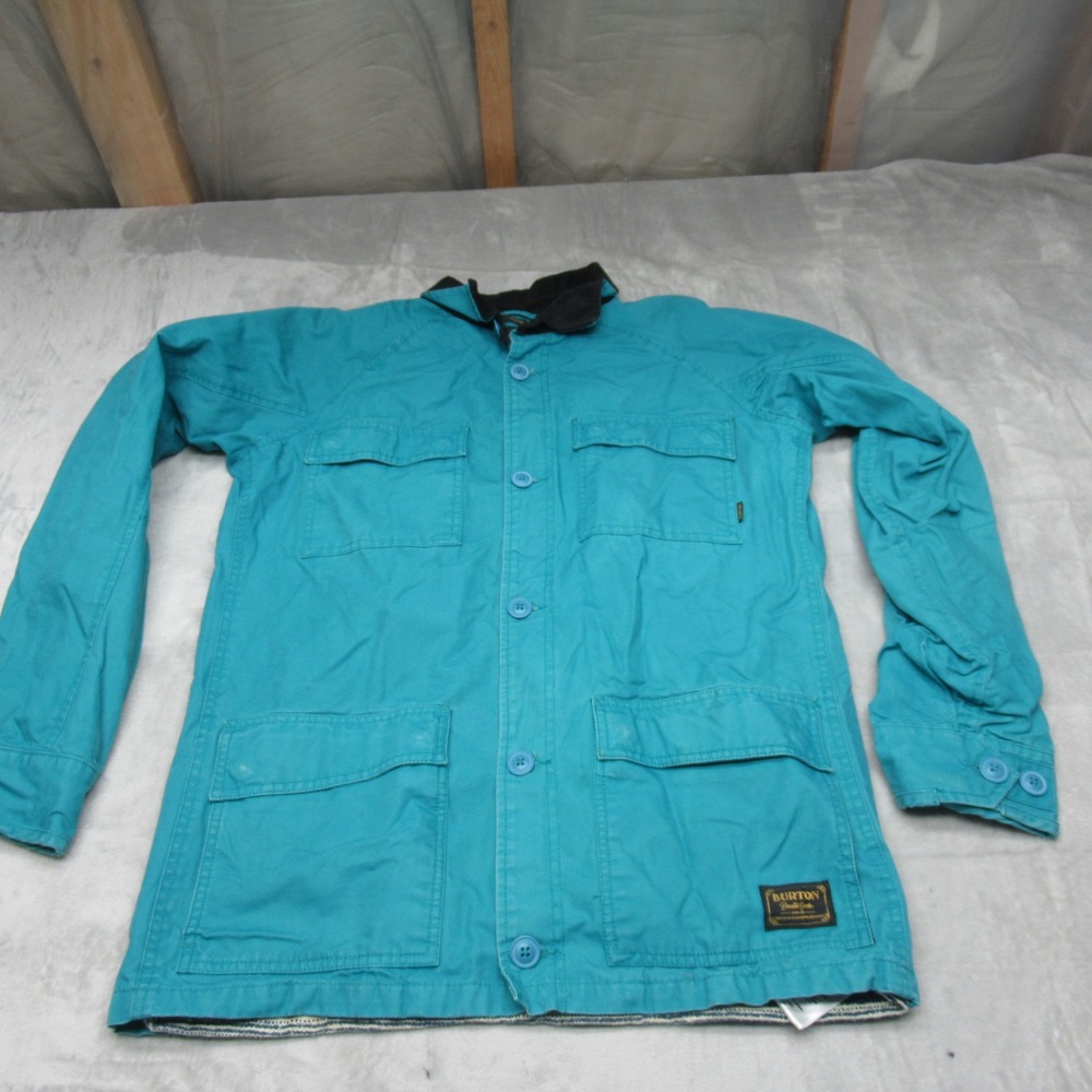 Burton Jacket Mens Medium? Blue MB Delta Canvas Lined Rugged Classic Coat VTG